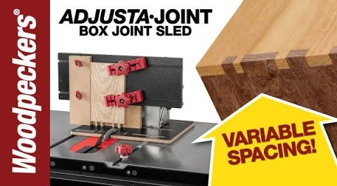 Load video: Adjusta-Joint Box Joint Sled