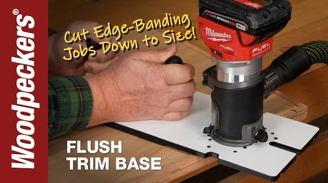Load video: Flush Trim Base for Compact and Mid-Size Routers