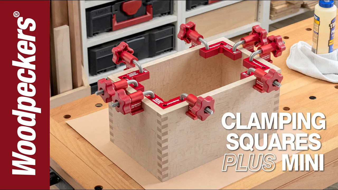 Load video: Clamping Squares Plus Mini