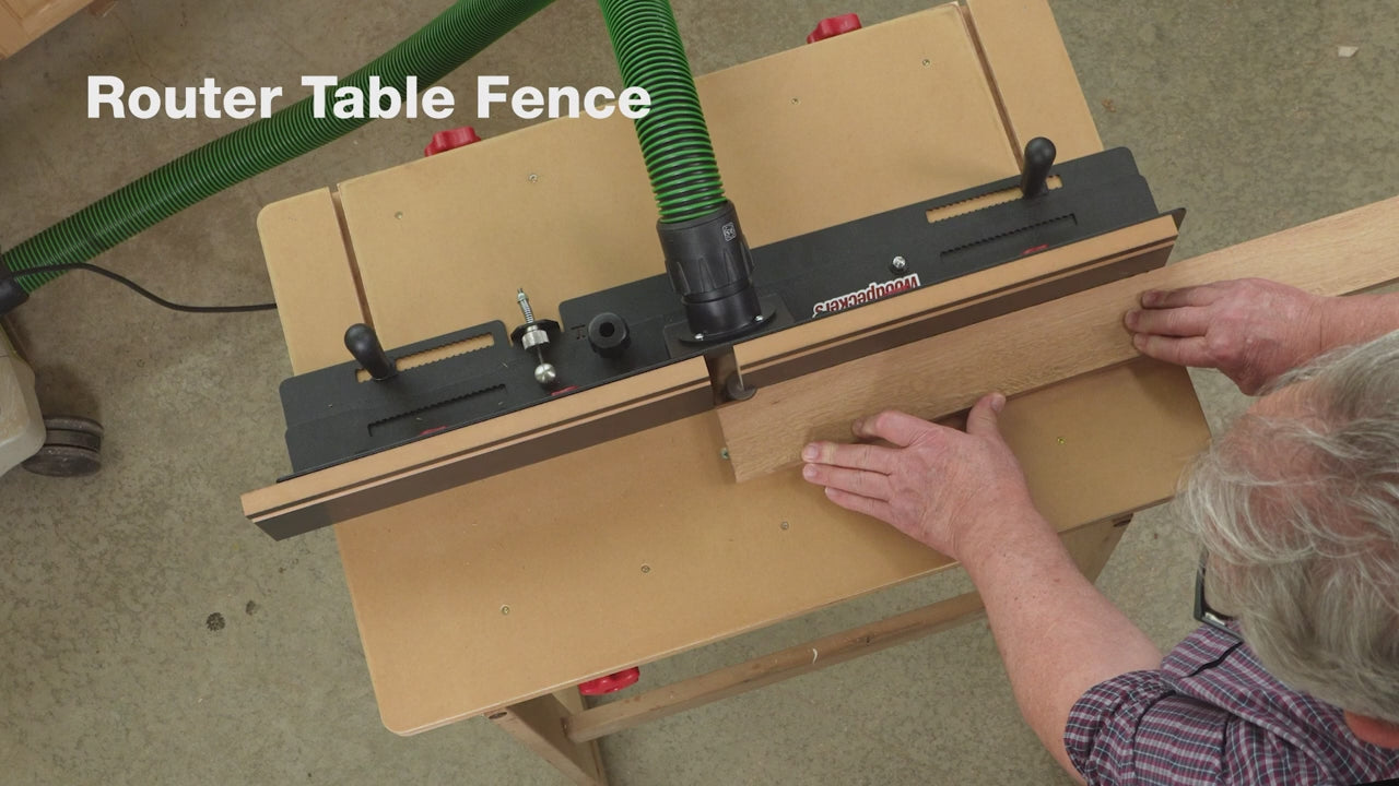 Load video: Router Table Fence