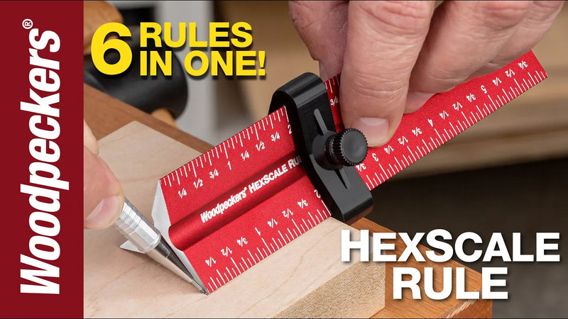 Woodpeckers HexScale 6-In-1 Rule Video