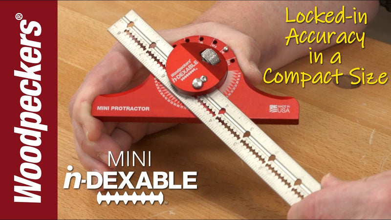 Woodpeckers Mini inDEXABLE Square System Video