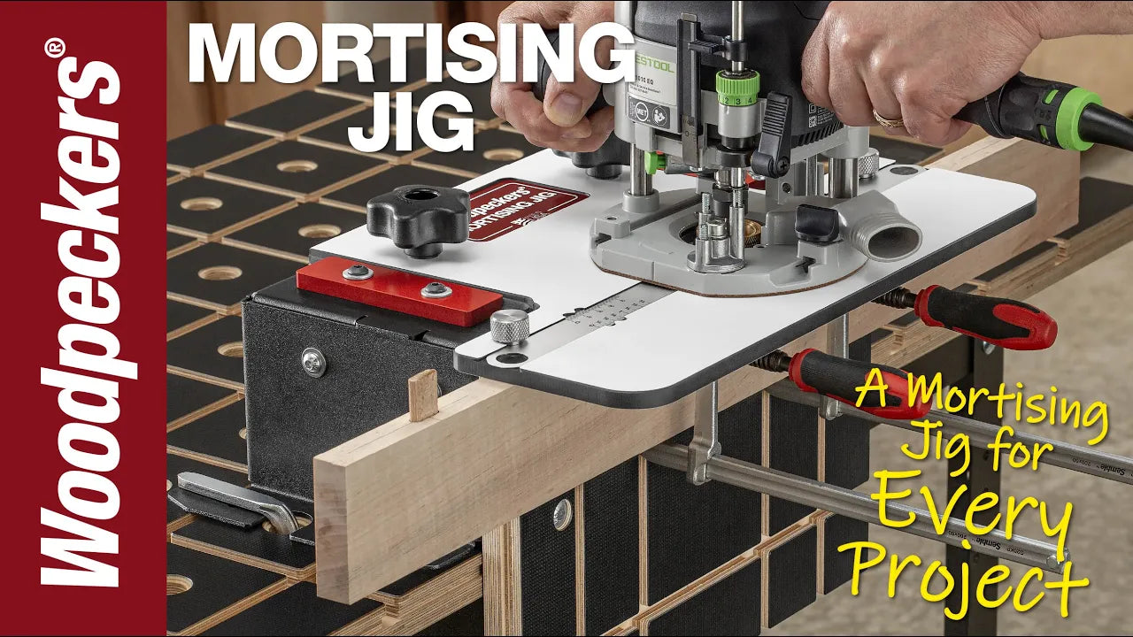 Load video: woodpeckers mortising jig video