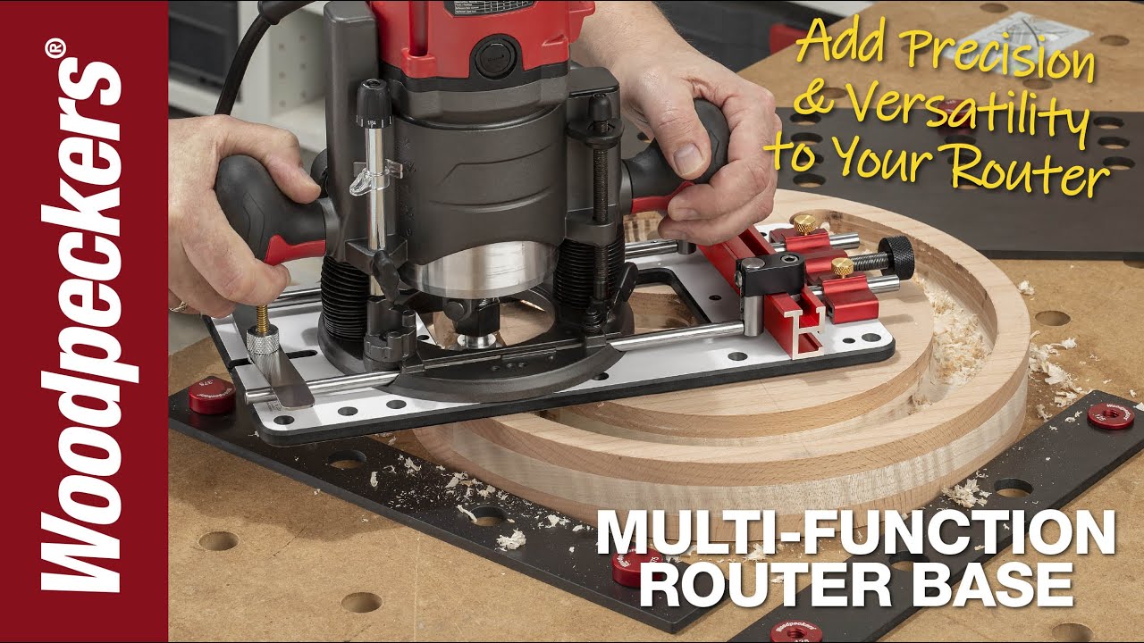 Load video: woodpeckers multi-function router base video