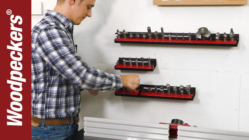 woodpeckers rackbit router bit storage system video