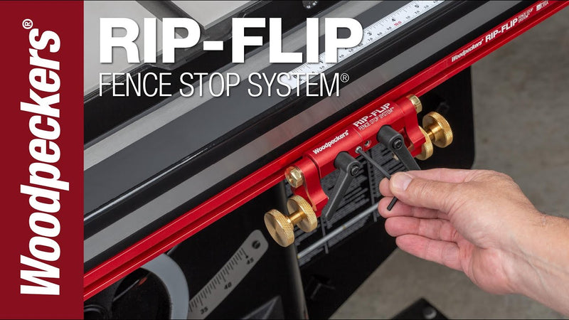 Woodpeckers Rip-Flip Stop System Video