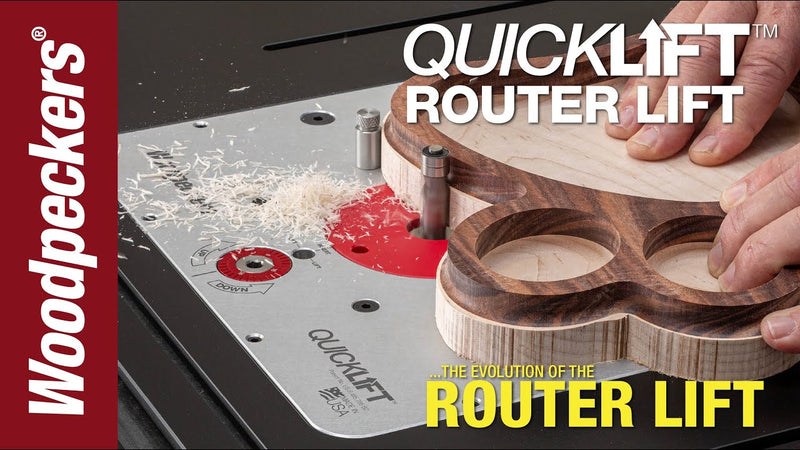 woodpeckers quicklift router lift video