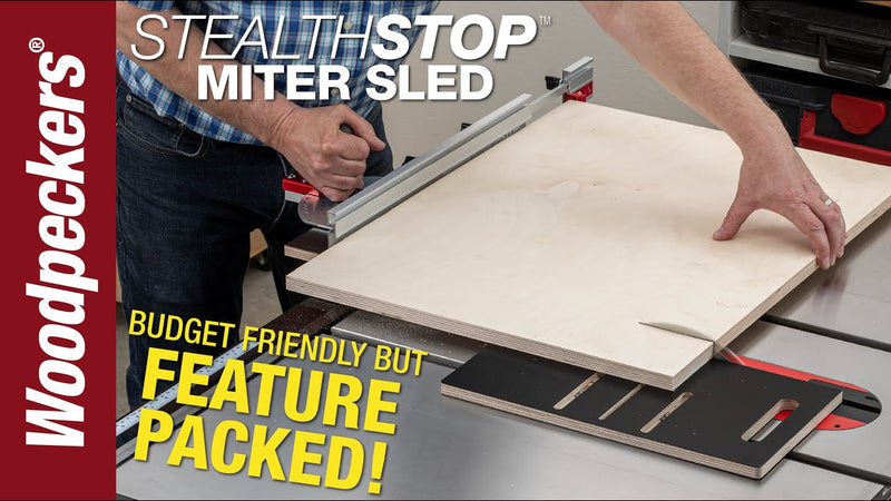 Woodpeckers StealthStop Miter Sled Video