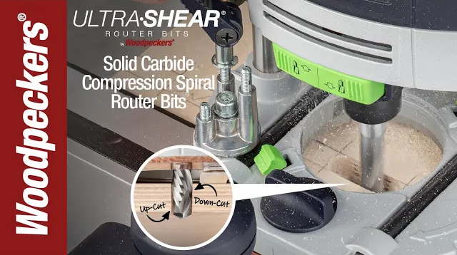Ultra-Shear 2-Flute Solid Carbide Compression Router Bits Video