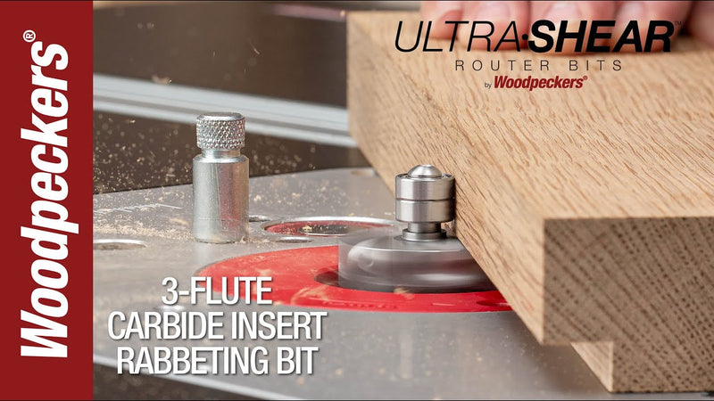 Ultra-Shear Carbide Insert Rabbeting Router Bit Video