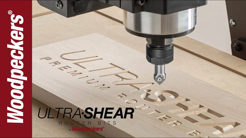 Ultra-Shear Carbide Insert V-Groove Router Bit Video