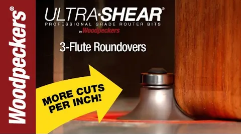 Ultra-Shear Carbide Tipped 3-Flute Roundover Router Bits Video