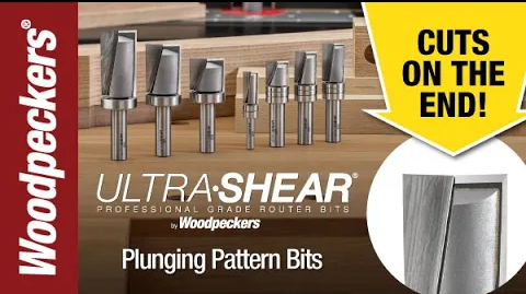 Ultra-Shear Carbide Tipped Plunging Pattern Router Bits Video