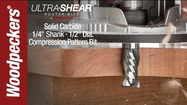 Ultra-Shear Compact Compression Pattern & Mortising Router Bit Video