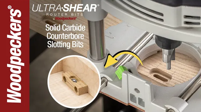 Load video: Ultra-Shear Counterbore Slotting Router Bit Video