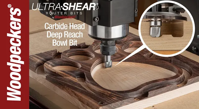 Load video: Ultra-Shear Deep Reach Bowl Router Bits Video