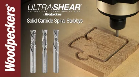Ultra-Shear Square End Stubby CNC Router Bits Video