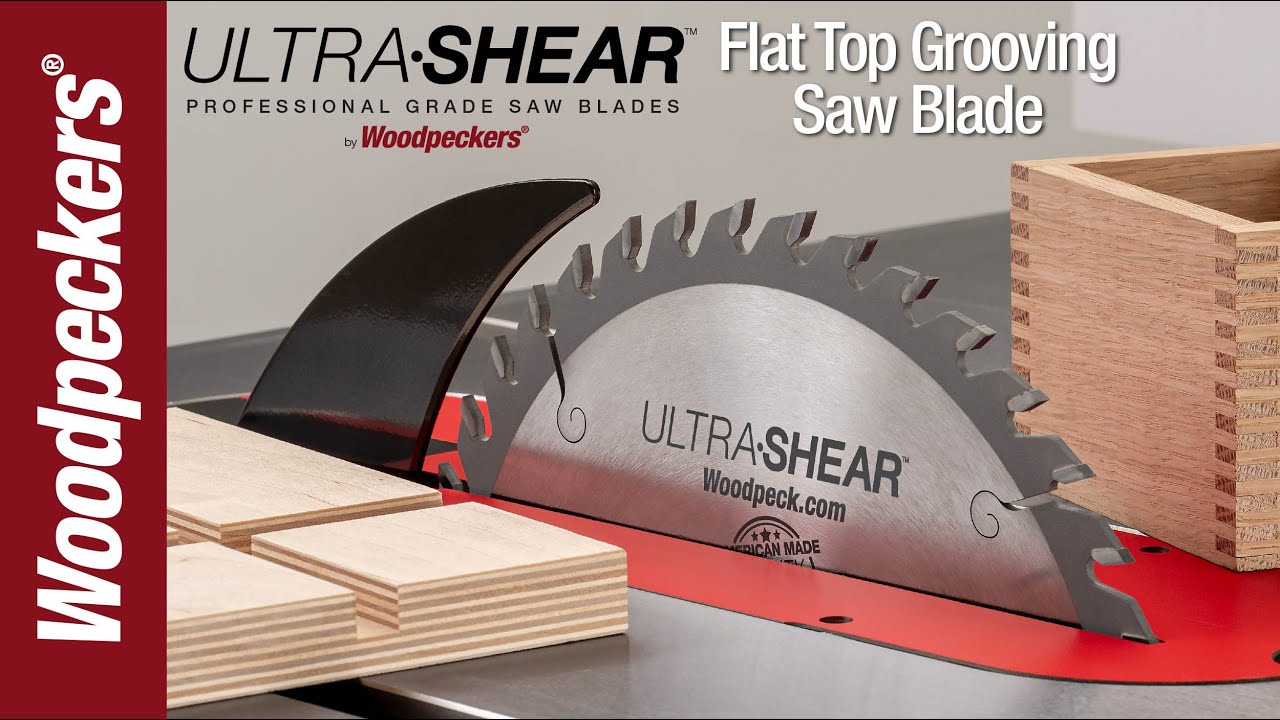 Load video: Ultra-Shear Flat Top Groover Saw Blades Video