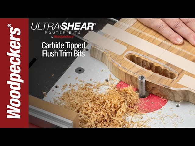 Ultra-Shear Carbide Tipped 1/2 Diameter Flush Trim Router Bits Video