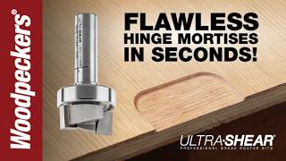 Ultra-Shear Hinge Mortising Router Bits Video