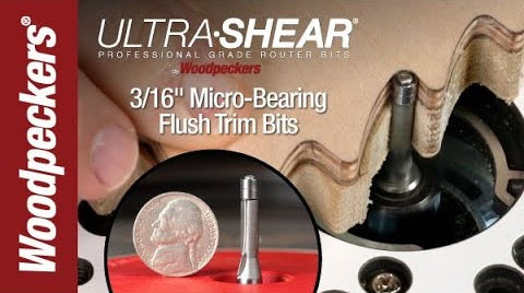 Ultra-Shear Carbide Tipped Micro-Bearing Flush Trim Router Bit Video