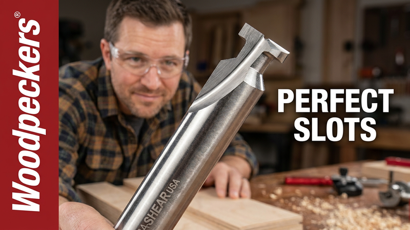 Ultra-Shear Miter Gauge T-Slot Router Bit Video