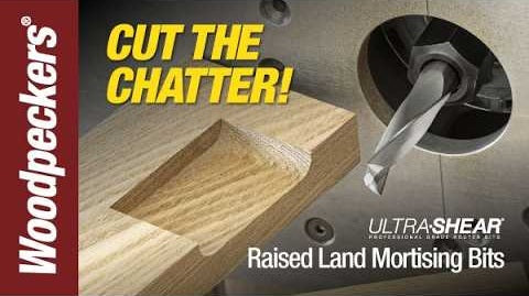 Ultra-Shear Raised Land Mortise & Tenon Router Bit Video