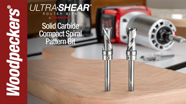 Ultra-Shear 1/4 Shank Solid Carbide Compact Spiral Pattern Router Bits Video
