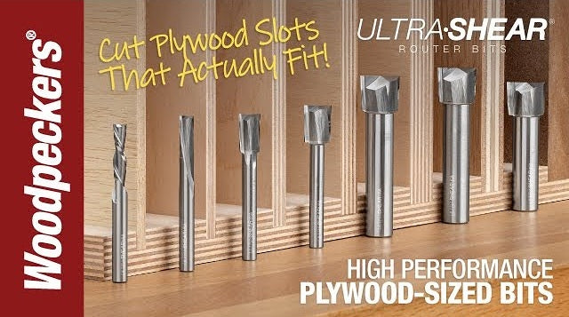 Load video: Ultra-Shear Solid Carbide Undersized Plywood Router Bit Video 