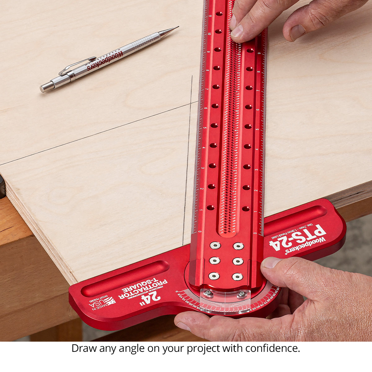 Precision Woodworking Protractor T-Square