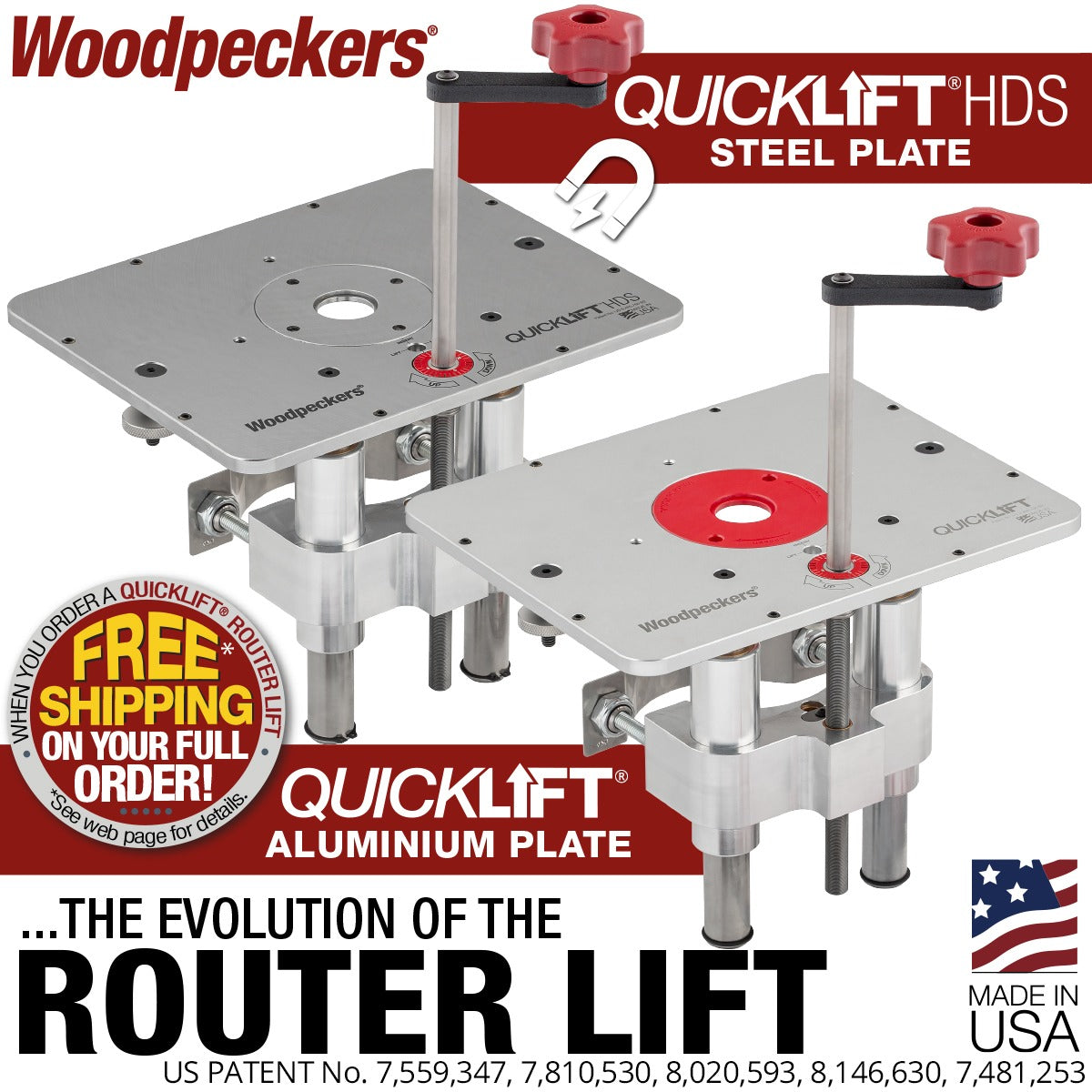 QuickLift and QuickLift HDS Router Lifts