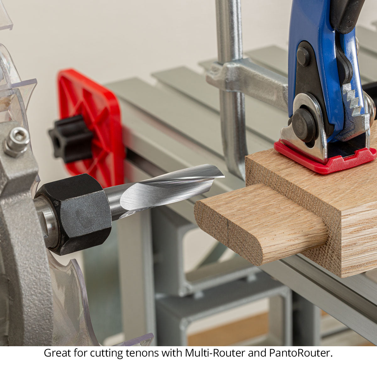 Raised Land Mortise and Tenon Router Bits - Solid Carbide