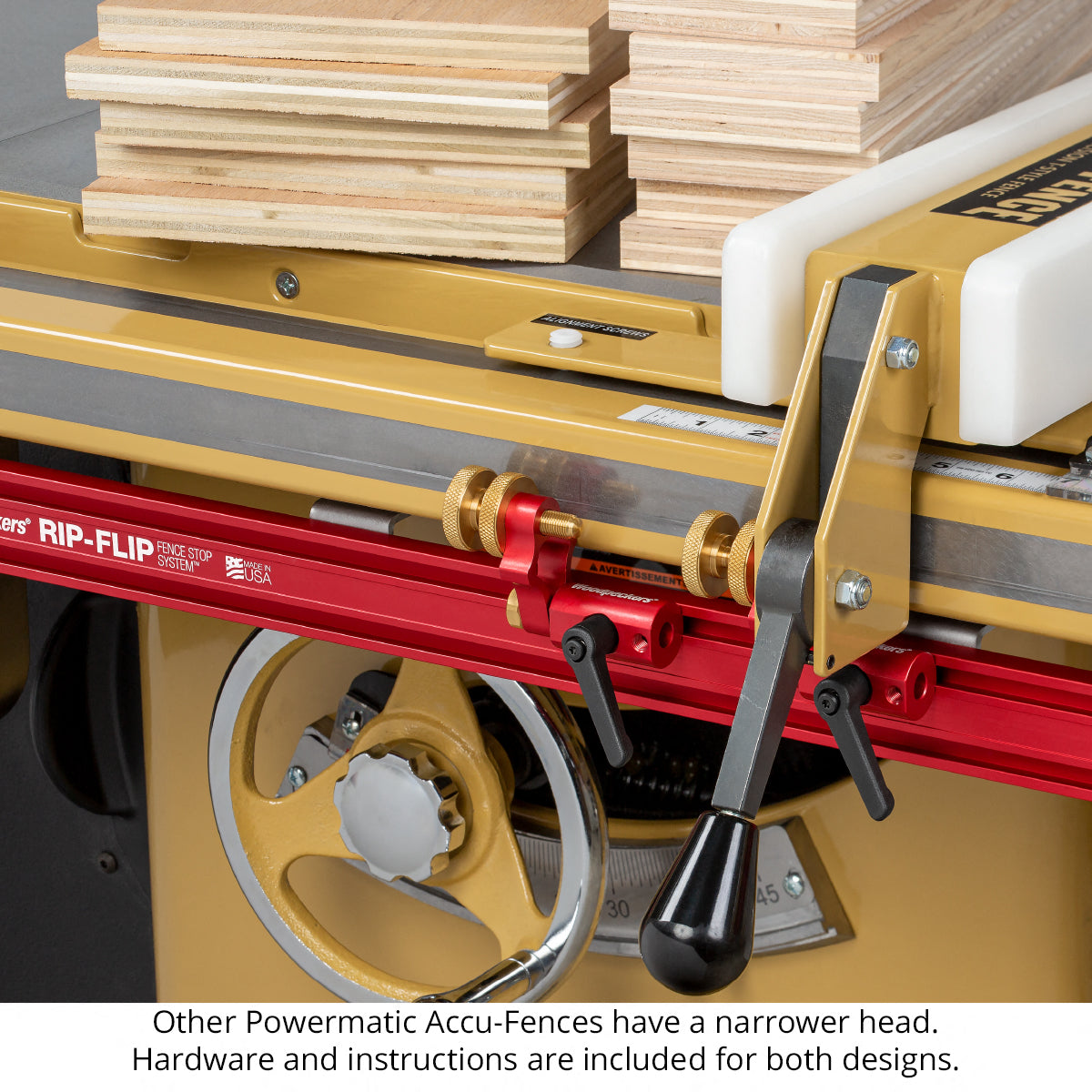 Rip-Flip Fence Stop System