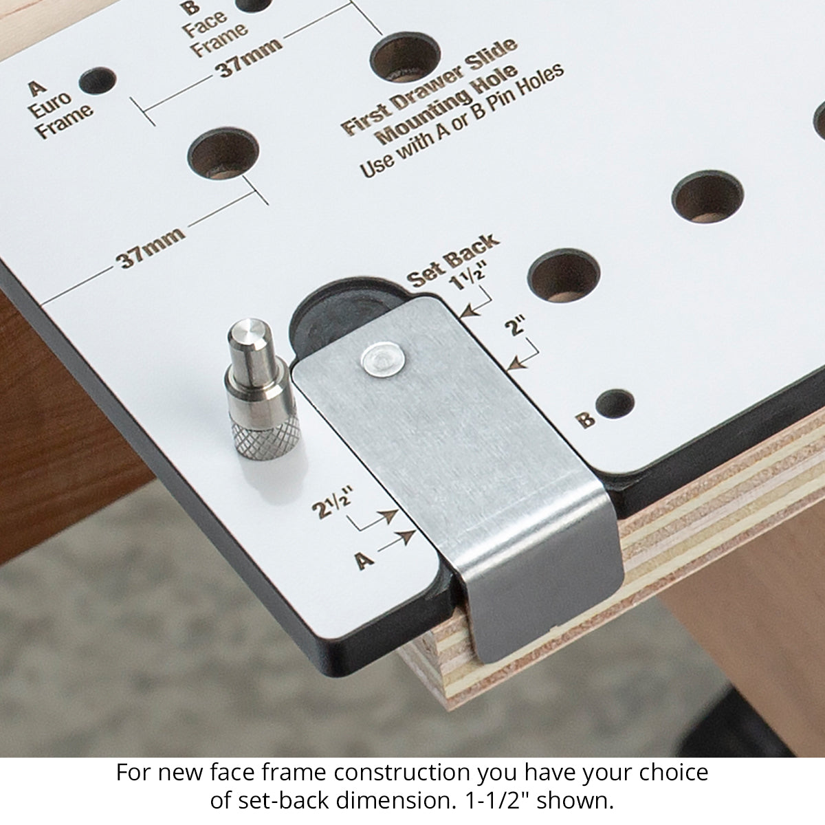 Shelf Pin and Drawer Slide Template