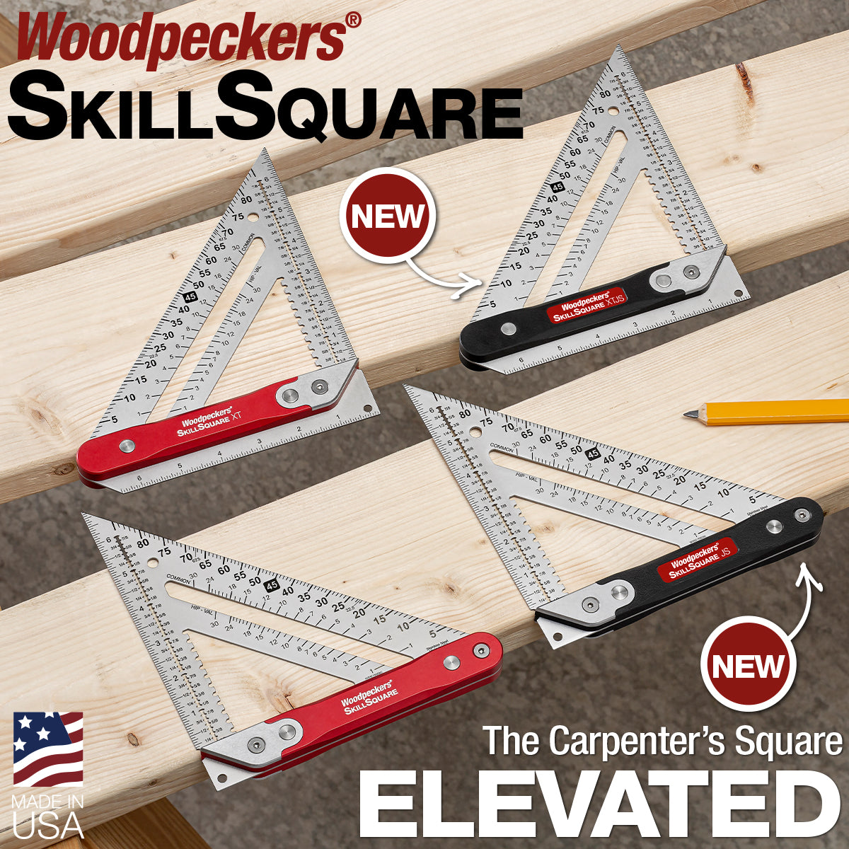 SkillSquare Carpenter’s Squares - Closeout