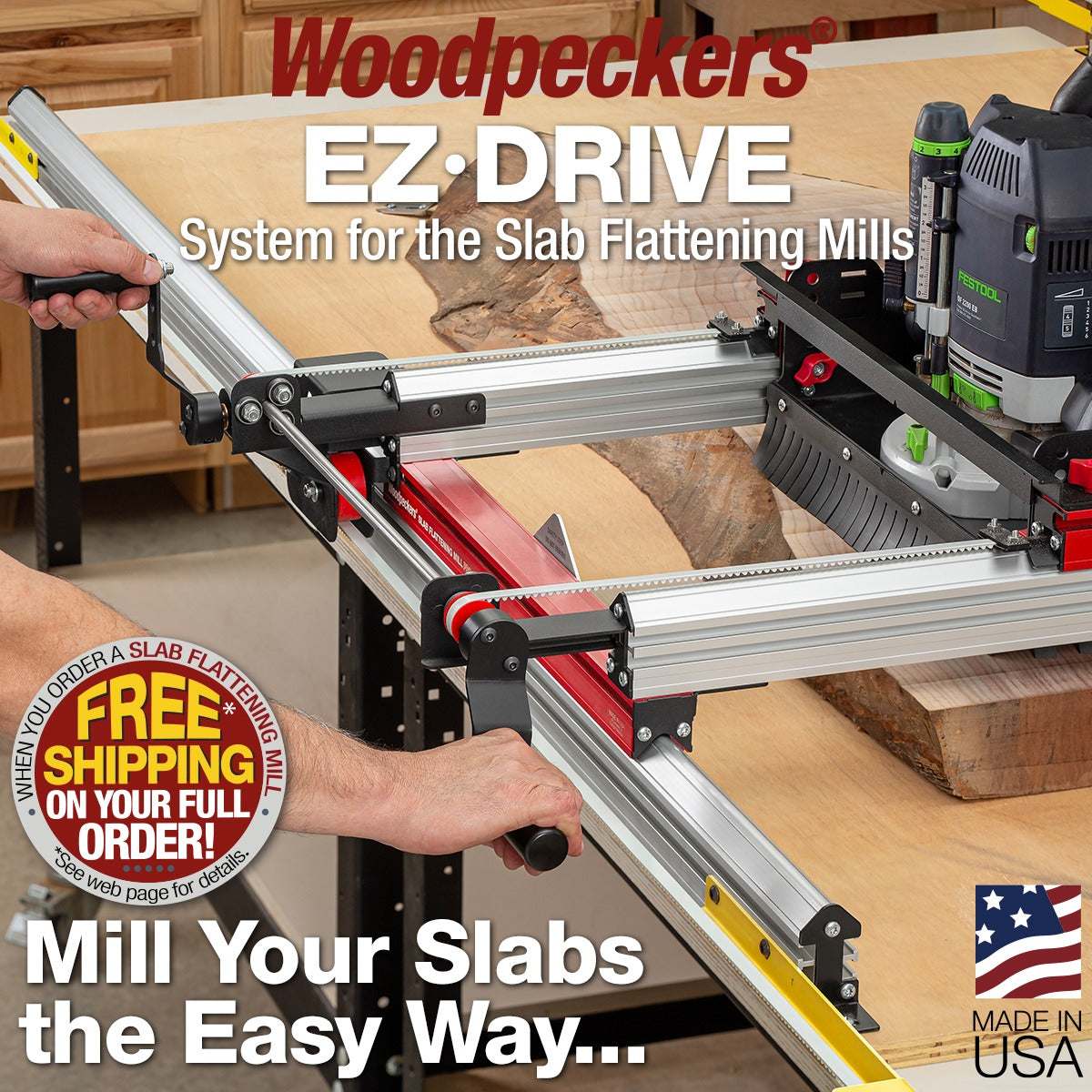 Slab Flattening Mills - EZ Drive Upgrade