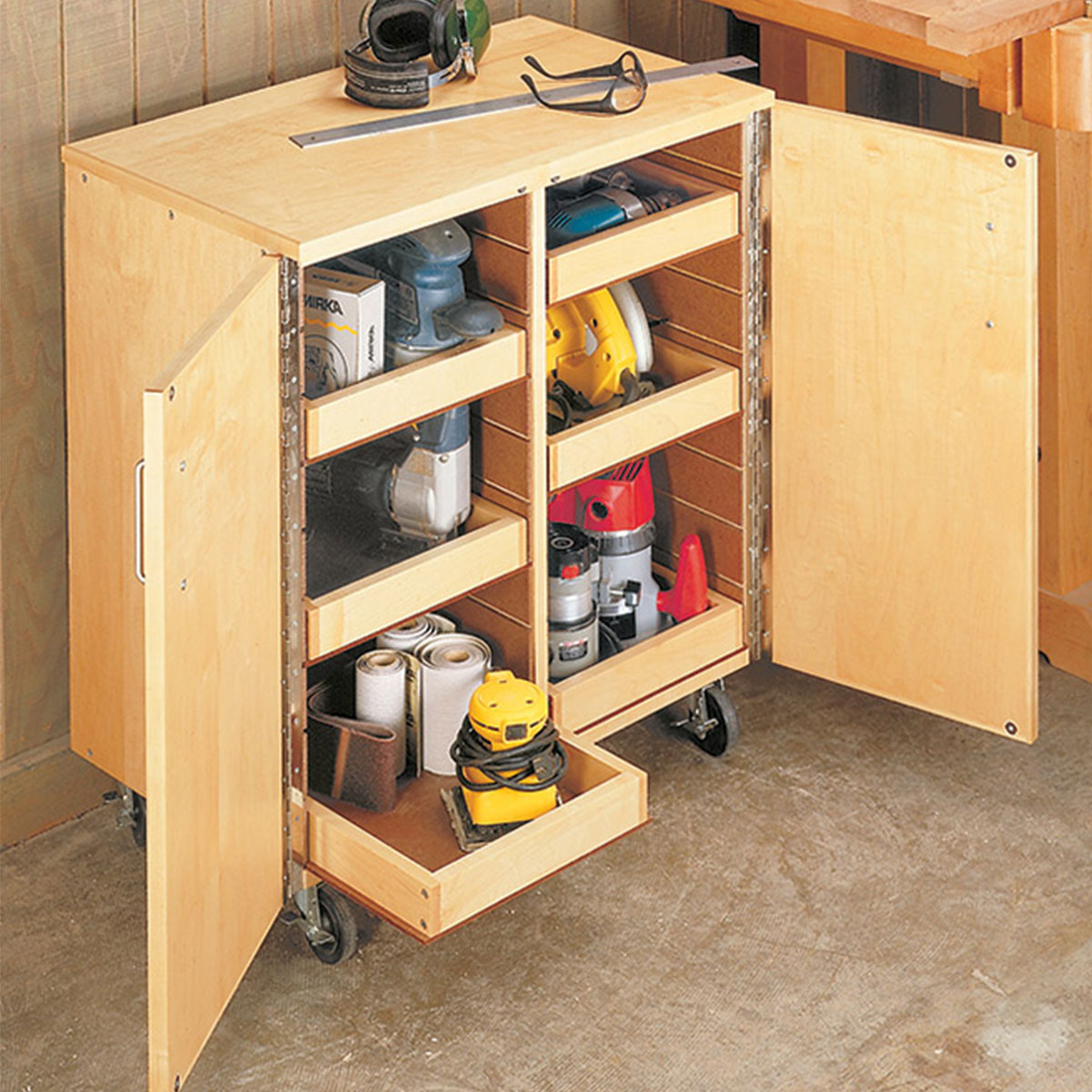 Woodsmith Mobile Tool Cart Plan