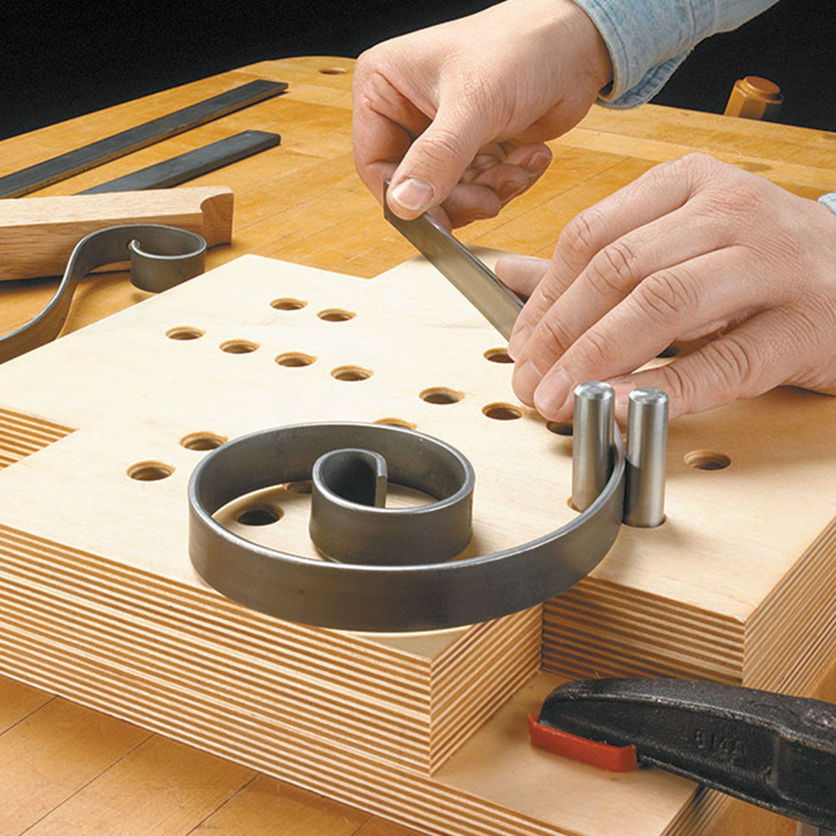 Woodsmith Scroll-Bending Jig Plans
