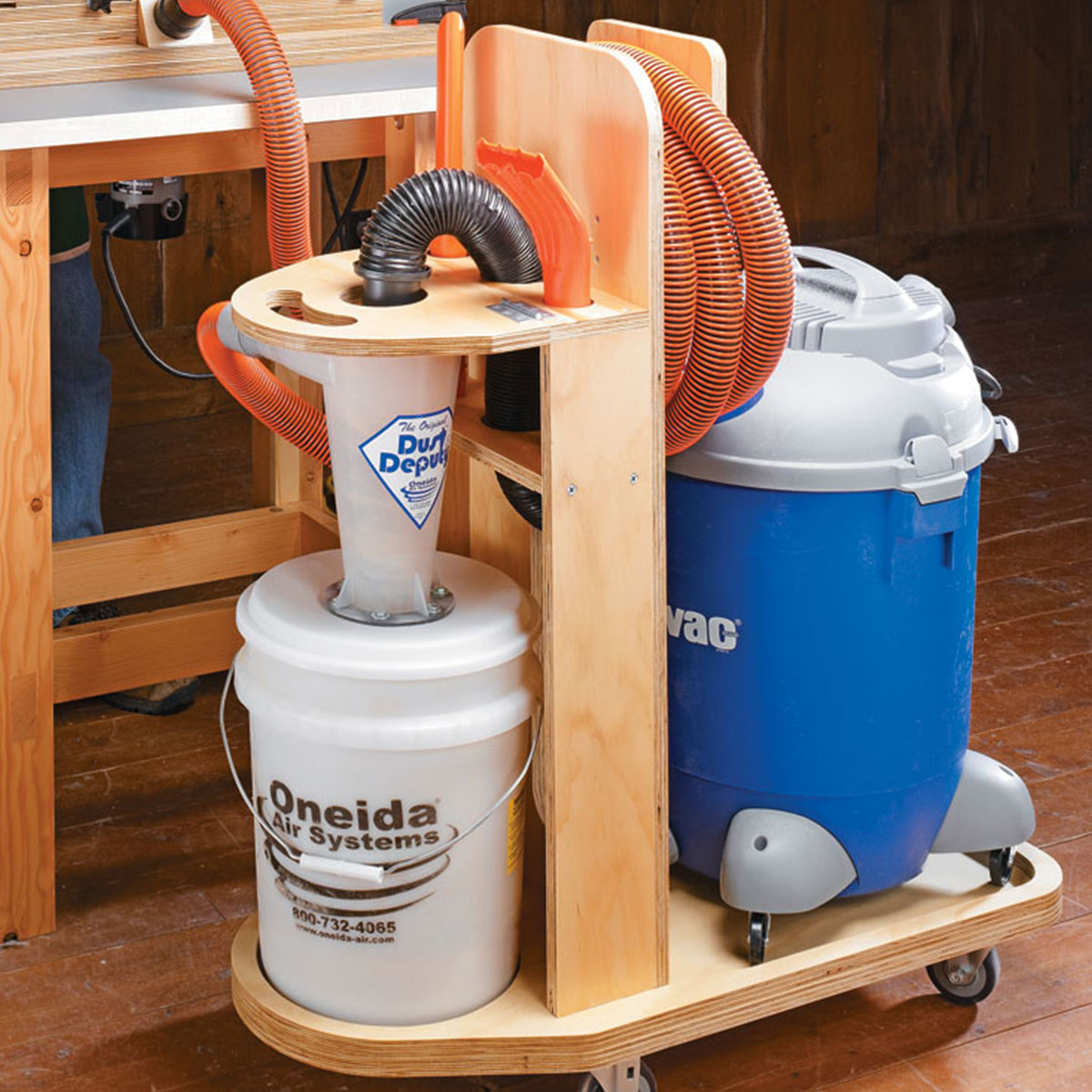 Woodsmith Shop Vacuum Printed Standard Plan & Premium Shop Drawings