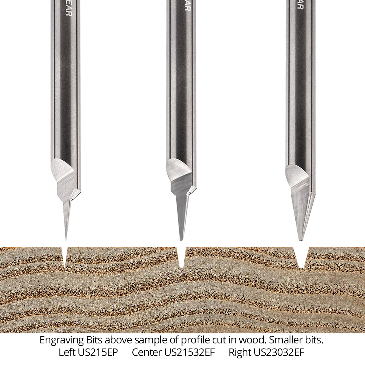Engraving CNC Router Bits - Solid Carbide
