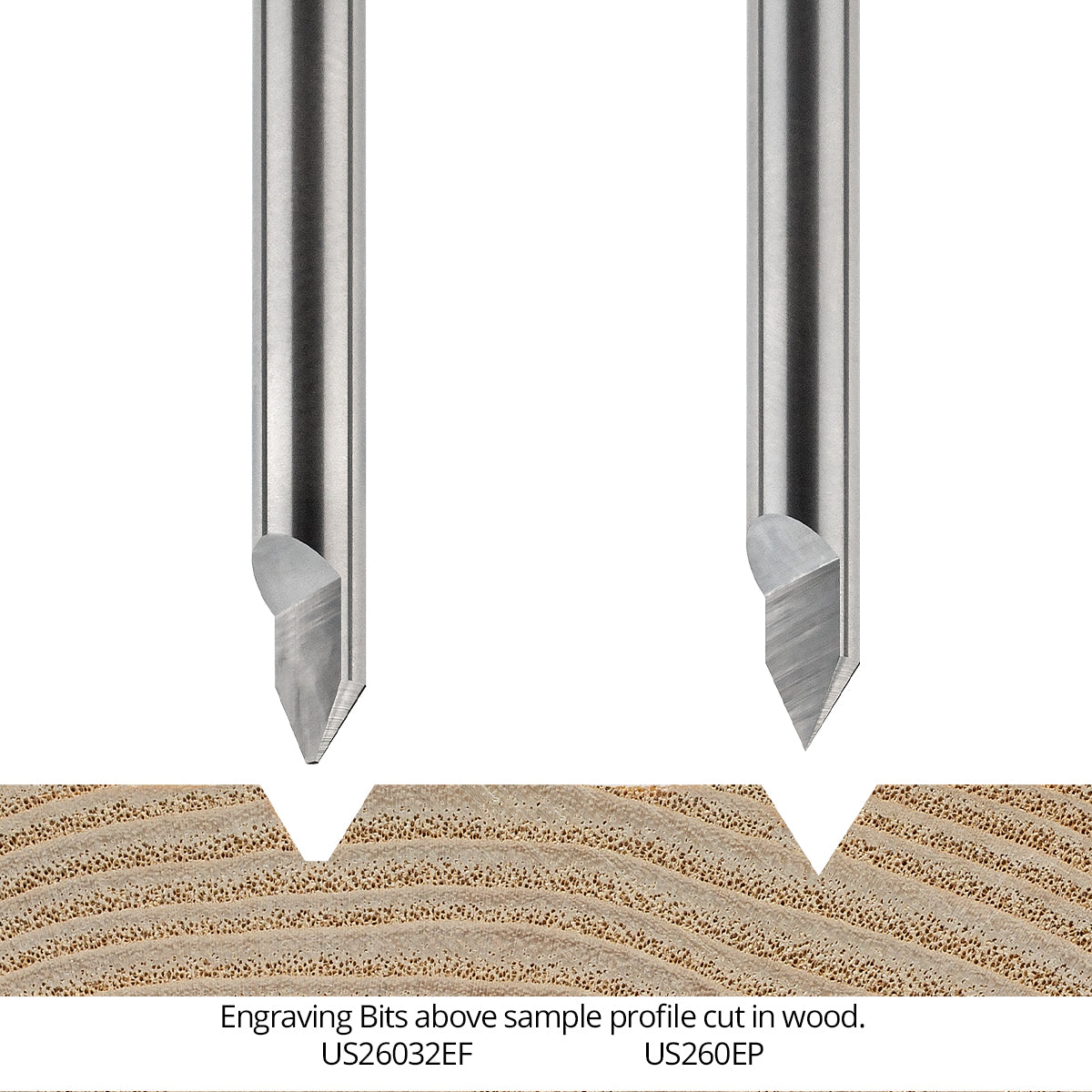 Engraving CNC Router Bits - Solid Carbide