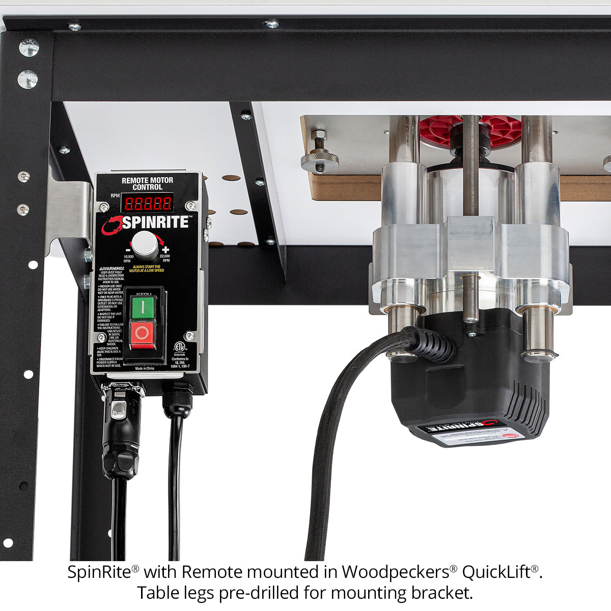 SpinRite Router Motor with Remote Control Used