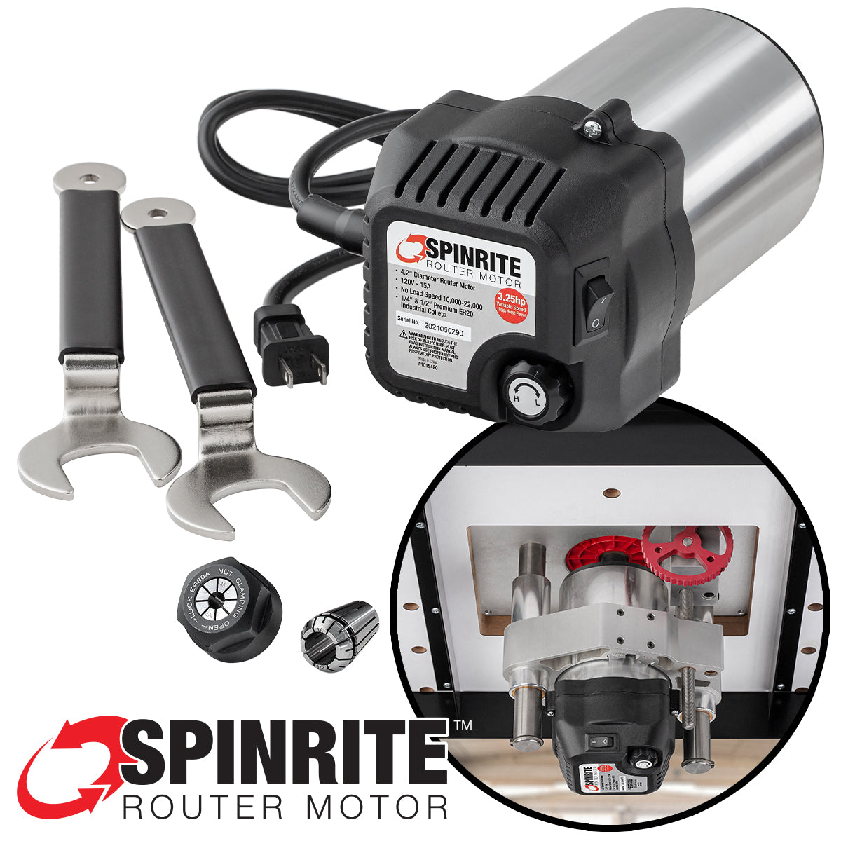 Spinrite Router Motor