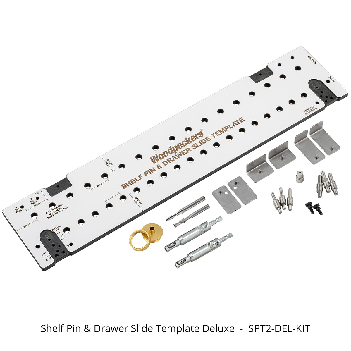 Shelf Pin and Drawer Slide Template
