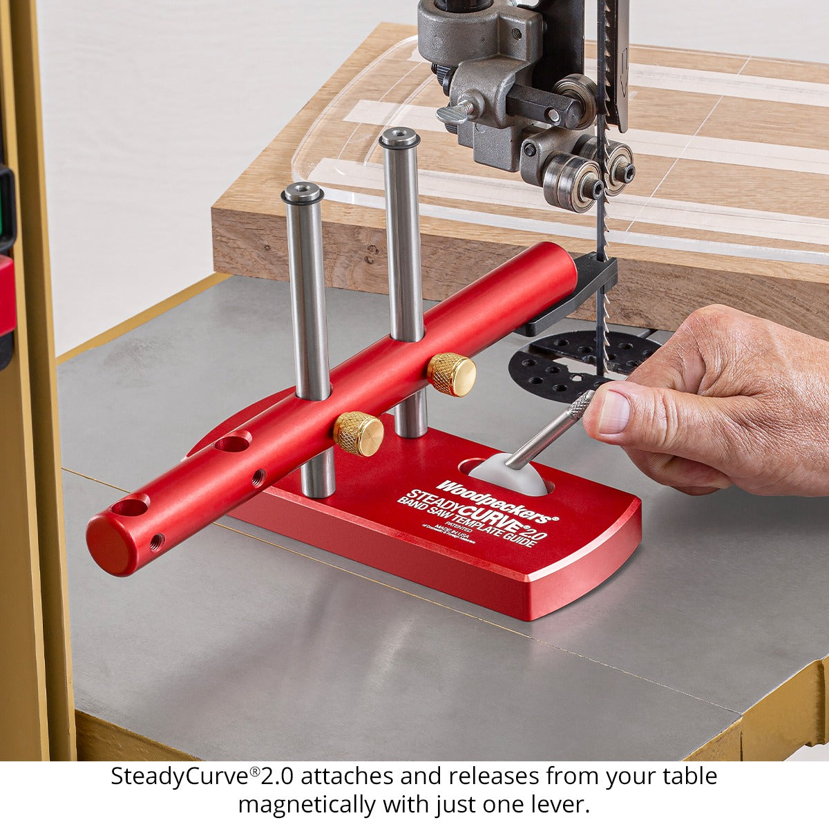 SteadyCurve 2.0 Magnetic Band Saw Template Guide