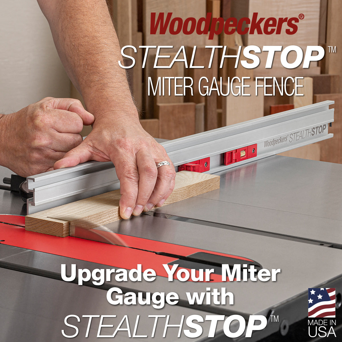 StealthStop Miter Gauge Fence