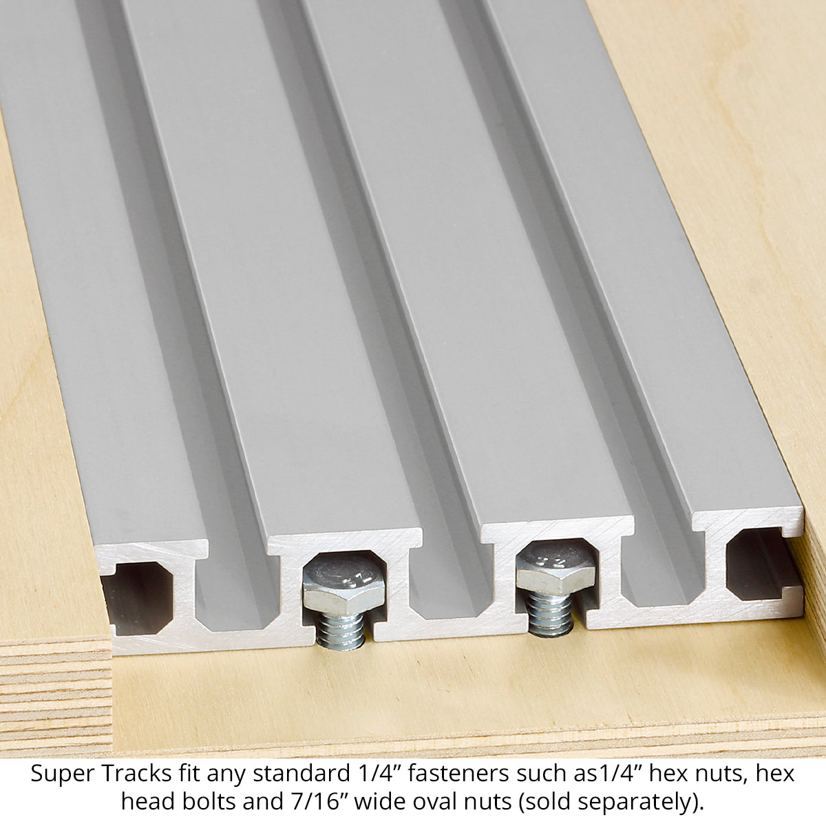 Super Track - 7 Slot T-Track