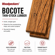 Bocote Thin Stock Lumber
