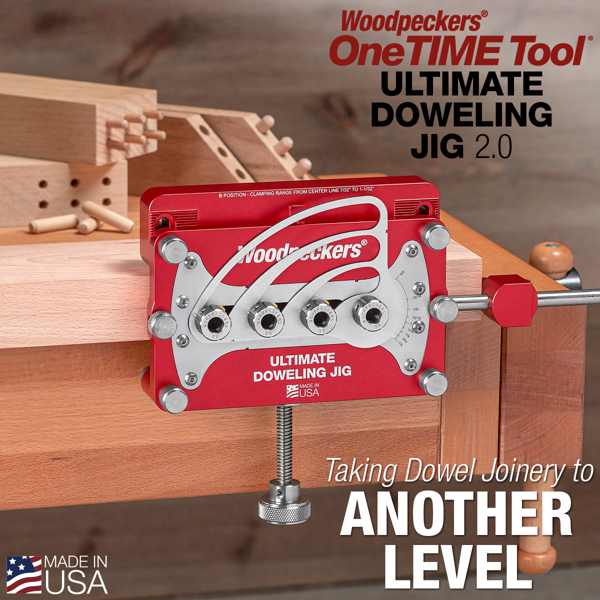 OneTIME Tool - THE ULTIMATE DOWELING JIG 2.0 - 2021 OPEN BOX