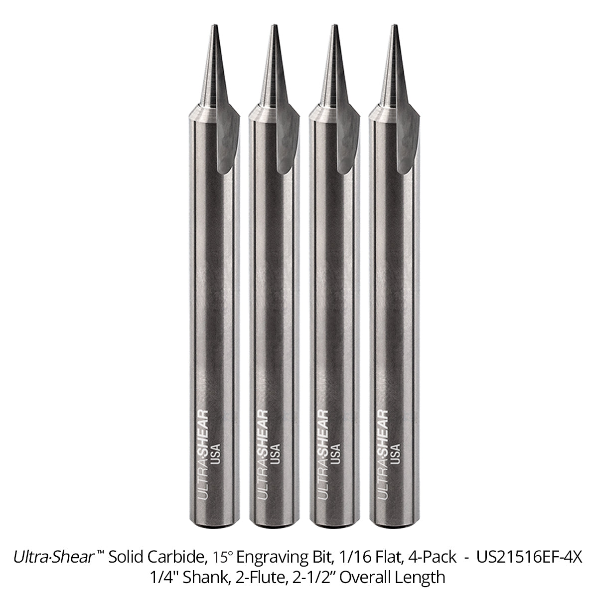 Engraving CNC Router Bits - Solid Carbide